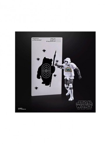 Figura hasbro star wars day the black series may the 4th be with you scout trooper