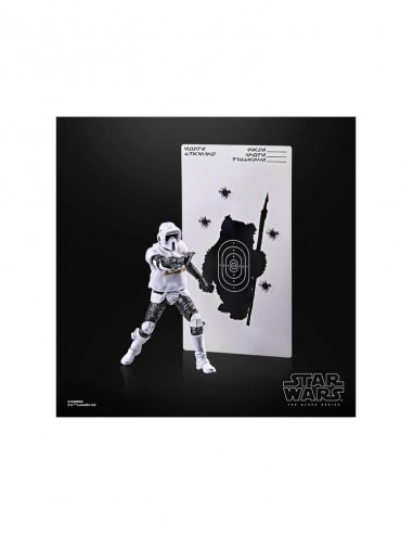 Figura hasbro star wars day the black series may the 4th be with you scout trooper