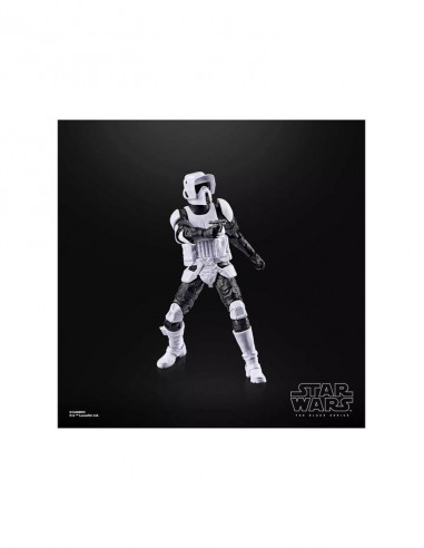 Figura hasbro star wars day the black series may the 4th be with you scout trooper