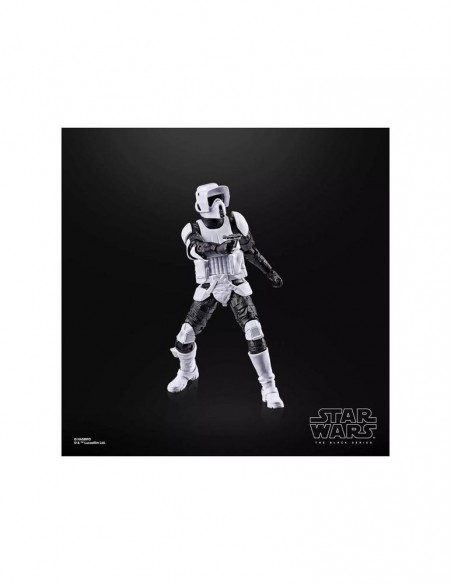 Figura hasbro star wars day the black series may the 4th be with you scout trooper