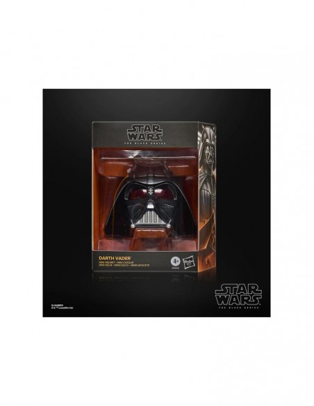 Figura hasbro star wars the black series darth vader mini helmet