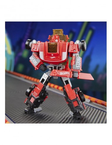 Figura hasbro transformers x hot wheels gt - scorcher
