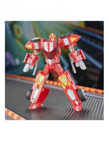 Figura hasbro transformers x hot wheels twin mill