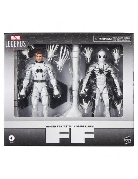 Pack 2 figuras hasbro marvel legends series mister fantastick & spiderman