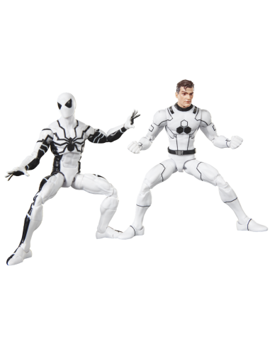 Pack 2 figuras hasbro marvel legends series mister fantastick & spiderman