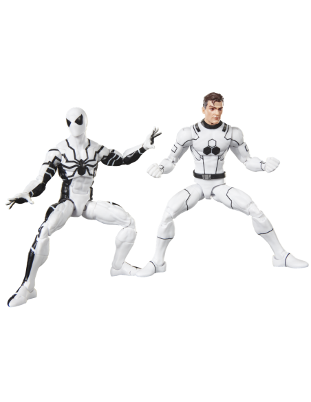Pack 2 figuras hasbro marvel legends series mister fantastick & spiderman