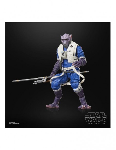 Figura hasbro star wars the black series the mandalorian and grogu zeb orrelios (new republic pilot)