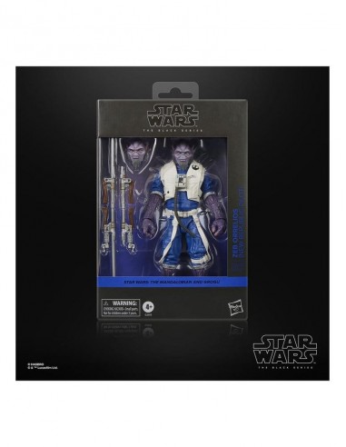 Figura hasbro star wars the black series the mandalorian and grogu zeb orrelios (new republic pilot)