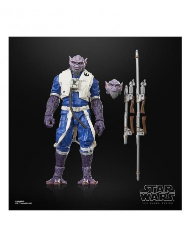 Figura hasbro star wars the black series the mandalorian and grogu zeb orrelios (new republic pilot)