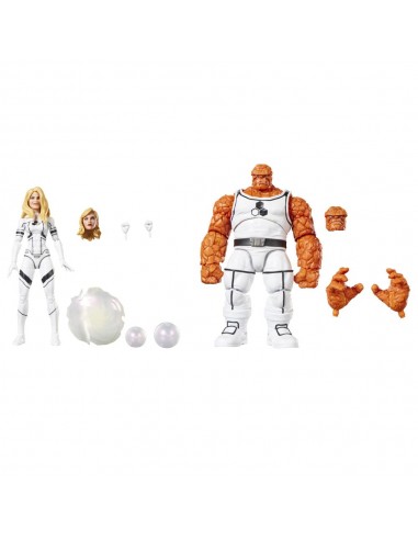 Figura hasbro marvel legends series marvel's the thing & marvel's invisible woman