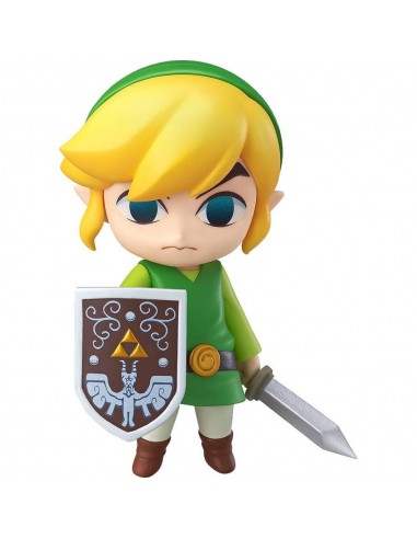 Figura good smile companyy the legend of zelda the wind waker hd version nendoroid link 10cm