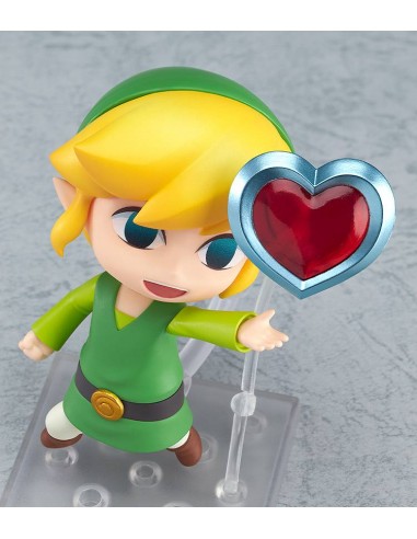 Figura good smile companyy the legend of zelda the wind waker hd version nendoroid link 10cm