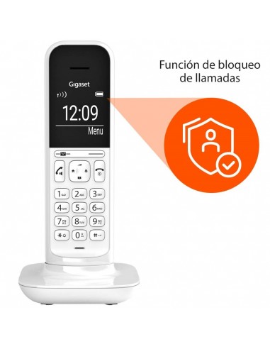 Telefono fijo inalambrico gigaset cl390 blanco