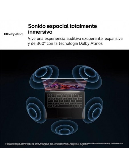 Portatil lg gram pro 16zd90u - g u7 - 355 - 32gb - ssd 512gb - 16 pulgadas - freedos