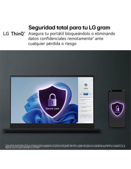 Portatil lg gram pro 16zd90u - g u7 - 355 - 32gb - ssd 512gb - 16 pulgadas - freedos