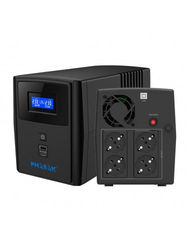 Sai ups phasak 1200va sirius ph 7312 interactivo 1.26kva