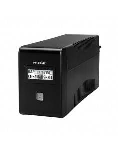 Sai ups phasak 850va interactivo avr 2 x schuko ph 9485 lcd 0.85kva