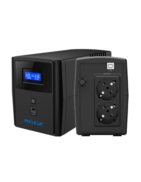 Sai ups phasak 800va sirius ph 7308 interactivo 0.8kva