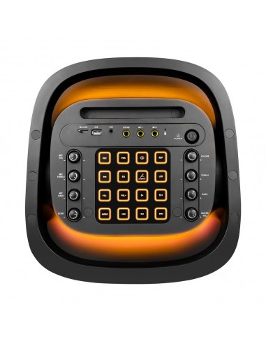 Altavoz rumbleboss xl phoenix 160w rms batería 7000 mah función karaoke 2 microfonos inalambricos incluidos