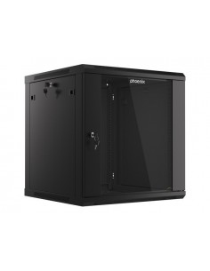 Armario rack phoenix 12u 600x600x640 auto - ensamblado 19'' hasta 60 kg negro
