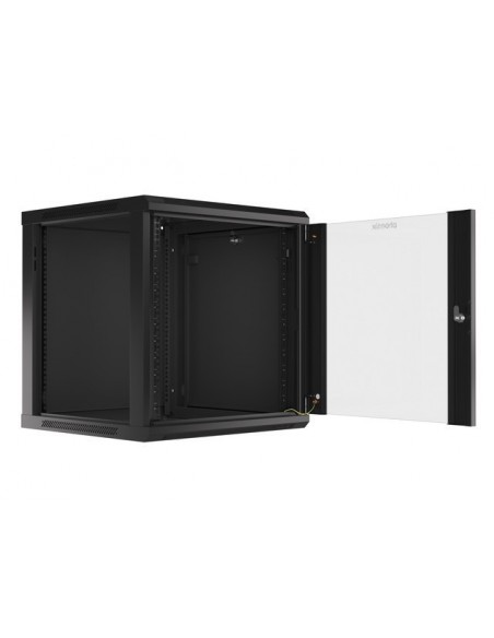 Armario rack phoenix 12u 600x600x640 auto - ensamblado 19'' hasta 60 kg negro Armario rack phoenix 12u 600x600x640 auto - ensamblado 19'' hasta 60 kg negro
