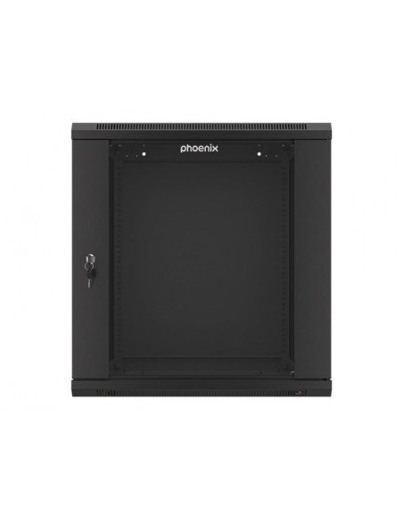 Armario rack phoenix 12u 600x600x640 auto - ensamblado 19'' hasta 60 kg negro Armario rack phoenix 12u 600x600x640 auto - ensamblado 19'' hasta 60 kg negro
