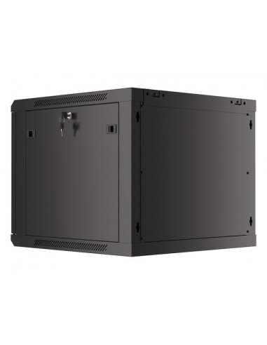 Armario rack phoenix 9u 600x600x501 auto - ensamblado 19'' hasta 60 kg negro