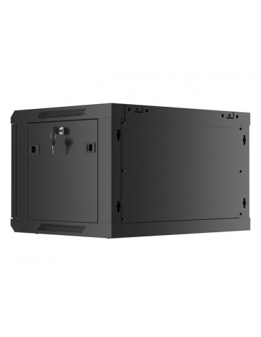 Armario rack phoenix 6u 600x450x368 auto - ensamblado 19'' hasta 60 kg negro