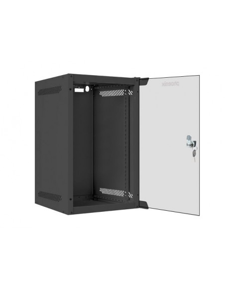 Armario rack phoenix 9u 280x310x470 mural 10'' hasta 20 kg negro