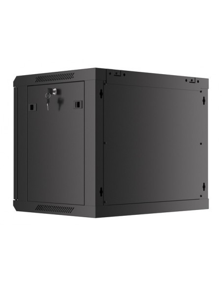 Armario rack phoenix 9u 600x450x501 auto - ensamblado 19'' hasta 60 kg negro