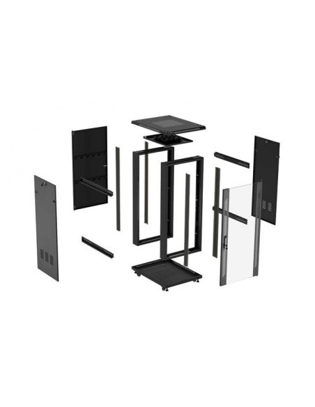 Armario rack phoenix 22u 600x800 de pie servidor 19'' hasta 1000 kg negro Armario rack phoenix 22u 600x800 de pie servidor 19'' hasta 1000 kg negro