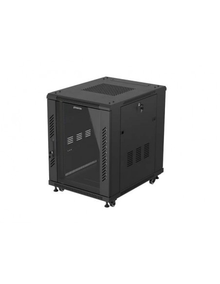 Armario rack phoenix 15u 600x800 servidor 19'' alta densidad negro