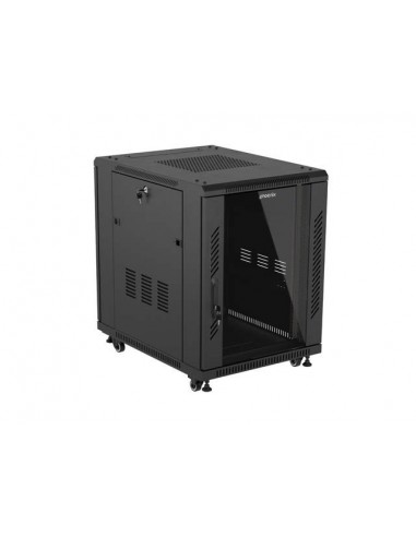 Armario rack phoenix 15u 600x800 servidor 19'' alta densidad negro