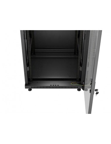 Armario rack phoenix 15u 600x600 de pie servidor 19'' hasta 1000 kg negro