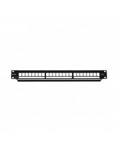 Phoenix patch panel vacio para rack de 24 puertos categoria 6 1u