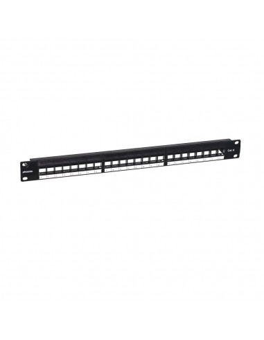 Phoenix patch panel vacio para rack de 24 puertos categoria 6 1u