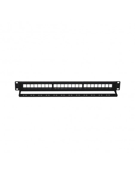 Phoenix patch panel vacio para rack de 24 puertos categoria 6 1u Phoenix patch panel vacio para rack de 24 puertos categoria 6 1u