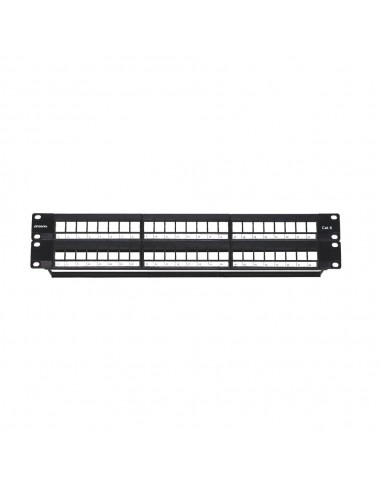 Phoenix patch panel vacio para rack de 48 puertos categoria 6 1u
