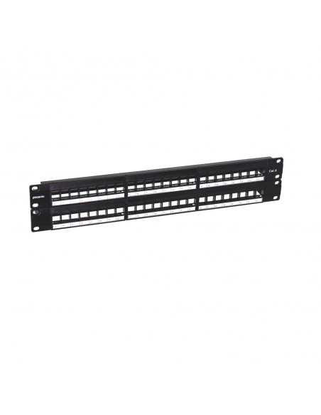 Phoenix patch panel vacio para rack de 48 puertos categoria 6 1u Phoenix patch panel vacio para rack de 48 puertos categoria 6 1u