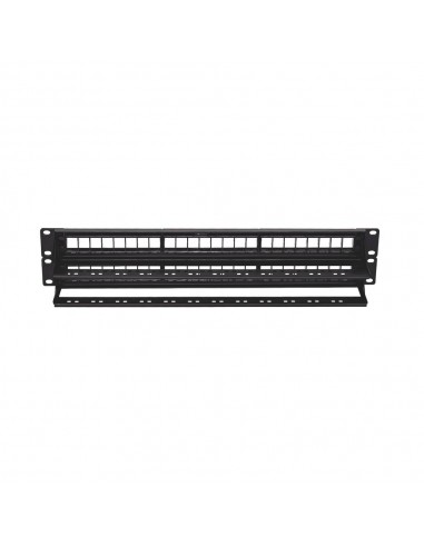 Phoenix patch panel vacio para rack de 48 puertos categoria 6 1u