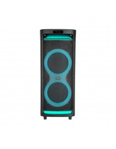 Altavoz phoenix bigboss xl 300w rms 2 microfonos inalambricos batería 9000mah bluetooth radio ecualizador rgb