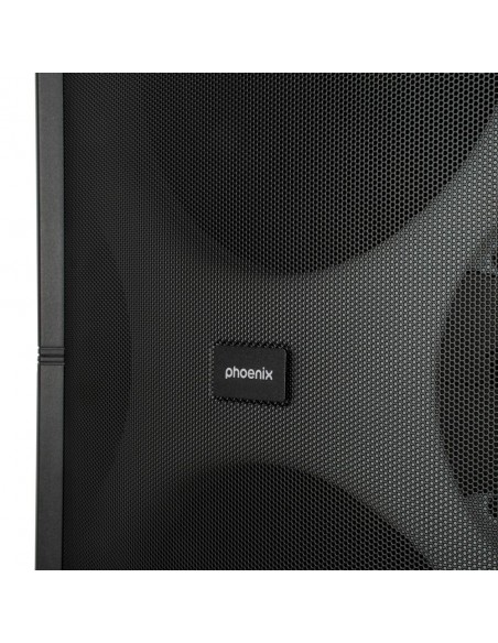 Altavoz phoenix bigboss xl 300w rms 2 microfonos inalambricos batería 9000mah bluetooth radio ecualizador rgb Altavoz phoenix bigboss xl 300w rms 2 microfonos inalambricos batería 9000mah bluetooth radio ecualizador rgb