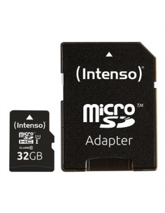 Tarjeta memoria micro sd intenso 32gb uhs - i cl10 + adaptador sd