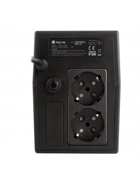 Sai - ups 600va ngs fortress900v3 offline 2xschuko 600va - 360w Sai - ups 600va ngs fortress900v3 offline 2xschuko 600va - 360w