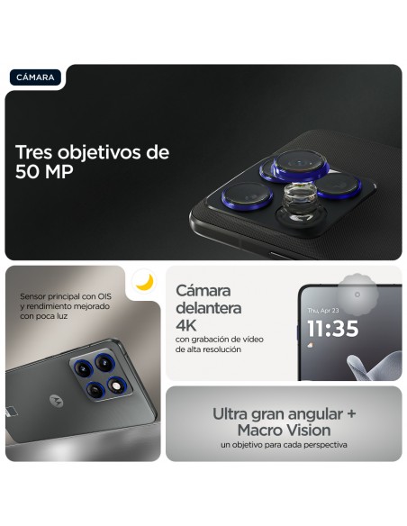 Movil motorola moto edge 70 5g 12 - 512gb gris