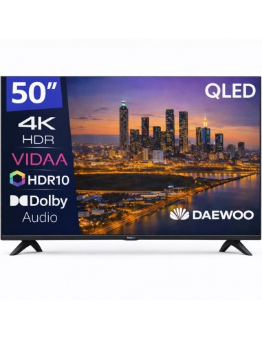 Tv daewoo 50 pulgadas qled 4k uhd - 50vb56qv - smart tv