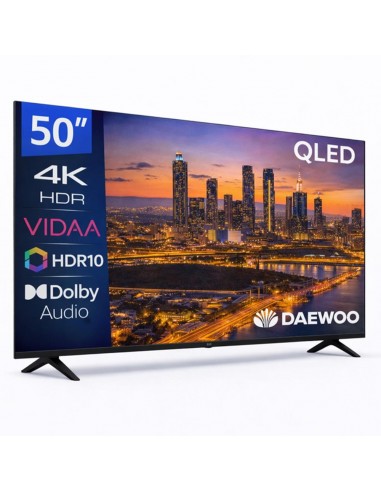 Tv daewoo 50 pulgadas qled 4k uhd - 50vb56qv - smart tv