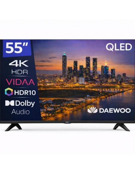 Tv daewoo 55 pulgadas qled 4k uhd - 55vb56qv - smart tv