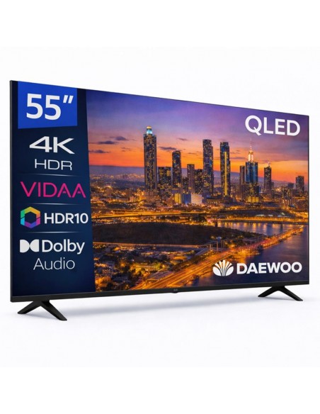 Tv daewoo 55 pulgadas qled 4k uhd - 55vb56qv - smart tv