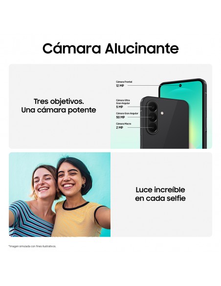Movil samsung galaxy a27 5g 6 - 128gb negro Movil samsung galaxy a27 5g 6 - 128gb negro